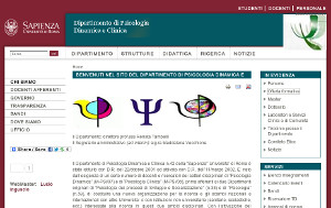 Sapienza: Universit� di Psicologia di Roma - Lazio